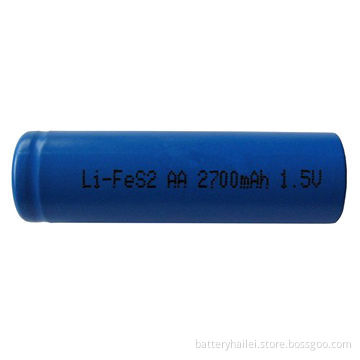 LiFeS2 2,700mAh 1.5V Battery, AA Size, Approved by UL UN38.3